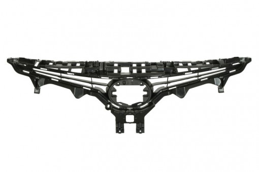 Grila bara fata (Superior, cu gaura camerei, plastic, negru) TOYOTA CAMRY 2011-2017
