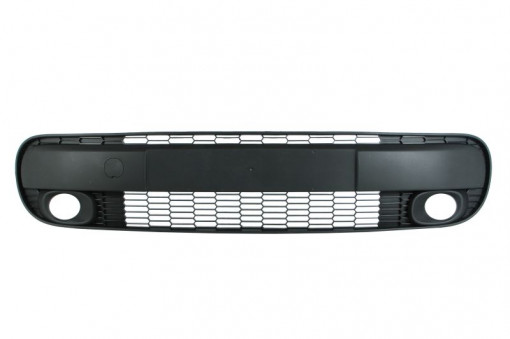 Grila bara Inferior, cu locas proiector, plastic, negru, TUV potrivit FIAT 500L 09.12- 09.12-