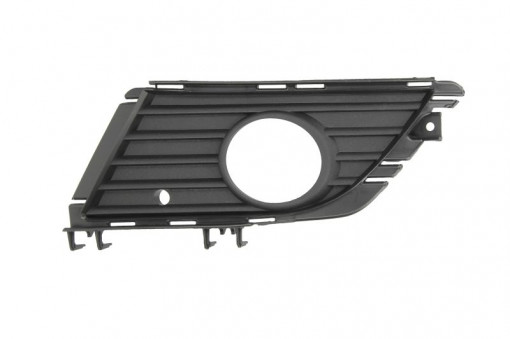 Grila bara Stanga cu locas proiector, plastic, negru, TUV potrivit OPEL COMBO TOUR, COMBO/MINIVAN, CORSA C, CORSA C/HATCHBACK 09.00- 10.03-03.06