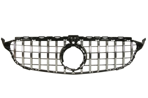 Grila radiator (AMG STYLING/GT, negru lucios/crom) potrivit MERCEDES C-KLASA W205 12.18-02.21