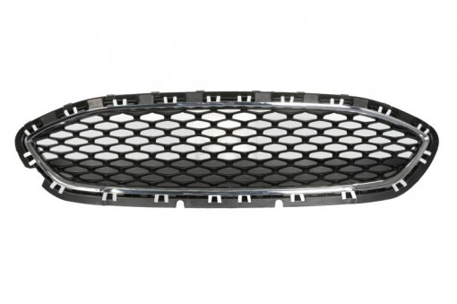 Grila radiator (cadru cromat; pieptene, negru) potrivit FORD FIESTA VII 1.0-1.5D 05.17-
