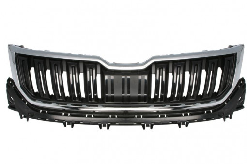Grila radiator cu ornamente negru/crom potrivit SKODA KODIAQ dupa 2017