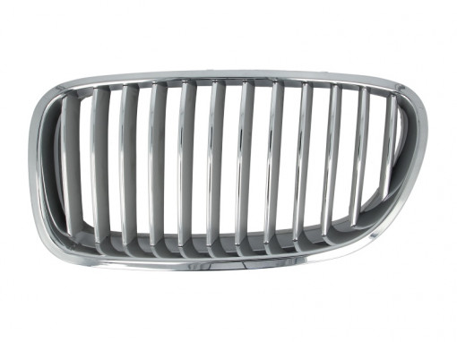 Grila radiator Dreapta (argintiu/crom) potrivit BMW 5 (F10), 5 (F11) 2.0-4.4 06.09-02.17