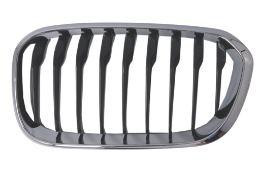 Grila radiator stanga negru lucios/crom potrivit BMW 1 F20, F21 03.15-06.19