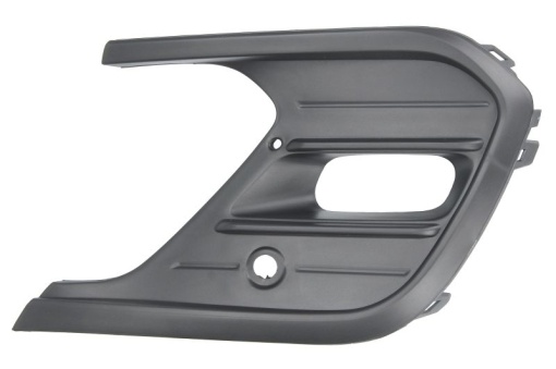Grila ventilatie bara fata dreapta (cu orificii lampa ceata, cu orificii senzor parcare, plastic, negru) potrivit VW POLO VI AW 01.21-