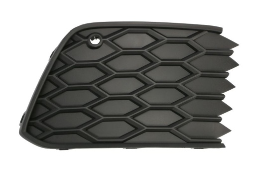 Grila ventilatie bara fata dreapta (cu orificii senzor parcare, negru, GTI) potrivit VW GOLF VIII 07.19-