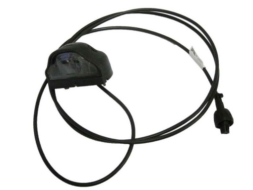 Lampa numar inmatriculare REGPOINT (culoare sticla: negru, lungime cablu: 2500mm)