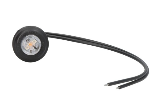 Lumina clarificare lumini, forma: rotund, portocaliu, LED, in relief, lungime cablu 220mm, 12/24V (IP66/IP68)