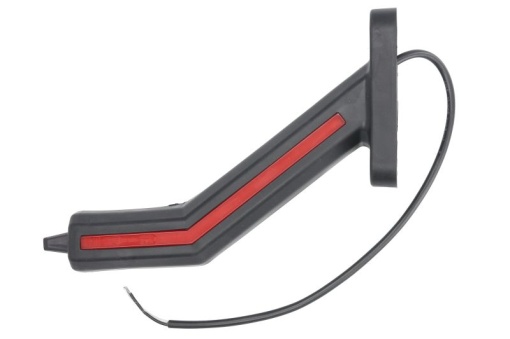 Lumina delimitare dreapta, portocaliu/rosu/alb, LED lungime cablu 400mm, pe brațul lung, 12/24V (IP6K9K)