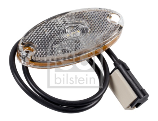Lumina delimitare stanga/dreapta, forma: oval, alb, LED, inaltime 45mm; latime 102mm; adancime 14/102mm lungime cablu 500mm, fara prindere, 12/24V (conector: CLICK-IN, IPIP67) - Img 1