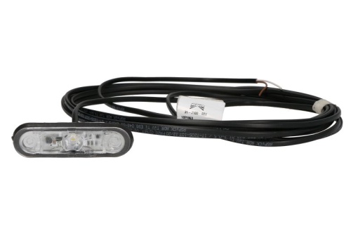 Lumina delimitare stanga/dreapta; POSIPOINT II, alb, LED, inaltime 24,3mm; latime 81,4mm; adancime 20mm lungime cablu 5000mm, 12/24V (POSIPOINT II)