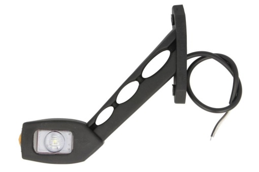 Lumina delimitare stanga, portocaliu/rosu/alb, LED, inaltime 167mm; latime 35,5mm; adancime 178mm lungime cablu 350mm, pe brațul lung, 12/24V - Img 1