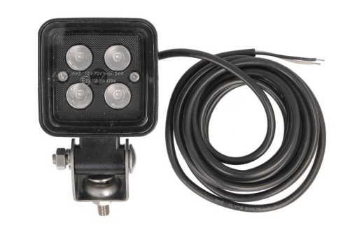 Lumina lucru (LED, numar diode: 4, inaltime: 76mm, latime: 76mm, adancime: 46mm, lungime cablu: 0,25m, lumina albastra; lumină concentrată)