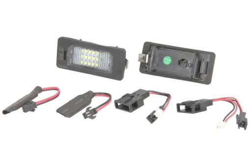 Lumina numar inmatriculare, culoare lumina: alb; set, 12V, cu aprobare circulatie potrivit AUDI A1, A4 ALLROAD B8, A4 B6, A4 B7, A4 B8, A5, A6 ALLROAD C6, A6 ALLROAD C7, A6 C6, A6 C7, A7, Q5, TT 04.02-10.18