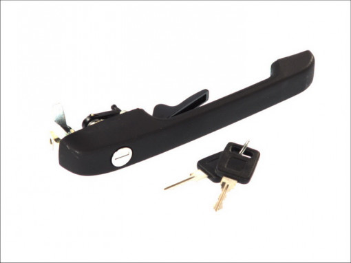Maner usa Fata Stanga (cu cheie, extern, cu incuietoare, negru) potrivit SEAT IBIZA I 0.9-1.7D 06.84-12.93