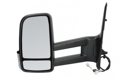 Oglinda laterala Stanga electric, convexa, incalzita, lung potrivit MERCEDES SPRINTER 3,5-T B907, SPRINTER 3,5-T B907, B910, SPRINTER 3-T B907, SPRINTER 3-T B910