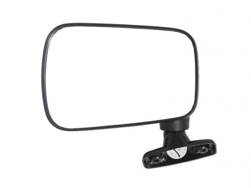 Oglinda laterala Stanga (manual, plat) potrivit VW CADDY I, GOLF I, JETTA I, SCIROCCO