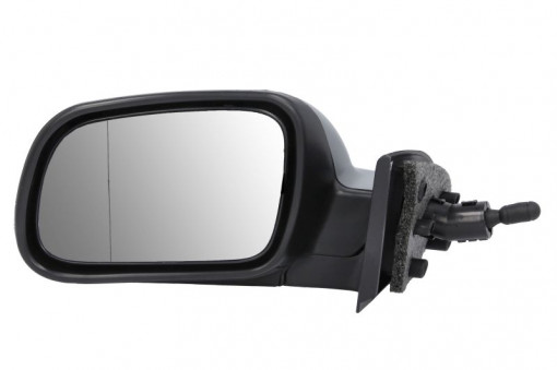 Oglinda laterala Stanga (mecanic, asferica, capac) potrivit PEUGEOT 307