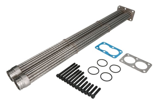 Radiator gaze evacuare (99mm x 99mm x 44mm, doar cartus; tevi, dupa dimensiuni) potrivit MAN EL, EM, G90, HOCL, L2000, LION´S CITY, M 2000 L, M 2000 M, M90 D0226MF-D0836LUH51 08.87-