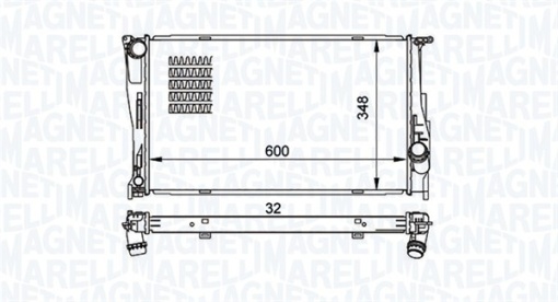 Radiator motor (Manual) potrivit BMW 1 (E81), 1 (E82), 1 (E87), 1 (E88), 3 (E90), 3 (E91), 3 (E92), 3 (E93), X1 (E84), Z4 (E89) 1.6-3.0D