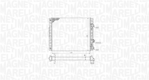 Radiator motor (Manual) potrivit SEAT AROSA, CORDOBA; VW LUPO I, POLO, POLO III, POLO III CLASSIC 1.0-1.9D