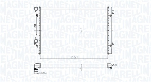 Radiator motor potrivit AUDI A3, TT; SEAT ALTEA, ALTEA XL, LEON, TOLEDO III; SKODA OCTAVIA II, RAPID, SUPERB II, YETI; VW BEETLE, CADDY ALLTRACK, CADDY ALLTRACK/MINIVAN, CADDY III 1.0-2.0D