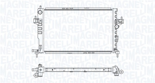 Radiator motor potrivit CHEVROLET CORSA; OPEL COMBO TOUR, COMBO/MINIVAN, CORSA C, CORSA C/HATCHBACK 1.7D