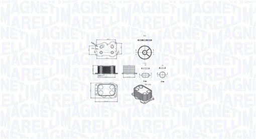 Radiator ulei potrivit VOLVO C30, C70 II, S40 II, S80 II, V50, V70 III; CITROEN C4, C4 GRAND PICASSO I, C4 I, C4 II, C4 PICASSO I, C5 II, C5 III, C5 II/KOMBI, C8, DS4, DS5 1.3D/2.0D/2.0DH 10.99- - Img 1