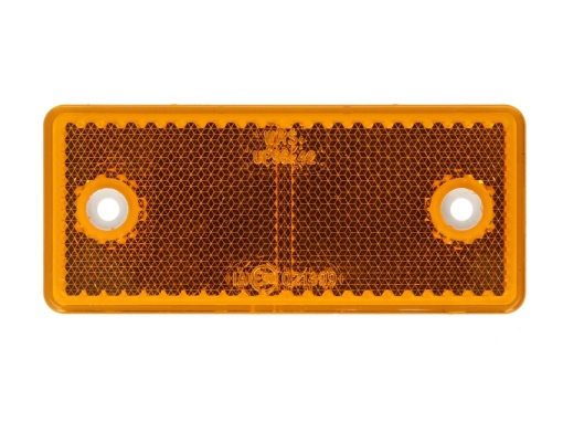 Reflector dreptunghiular (portocaliu, 96mm x 42mm)