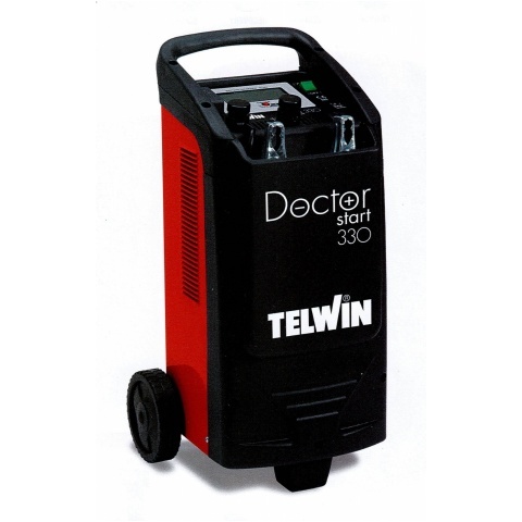 Robot pornire si redresor DOCTOR START 330, voltaj incarcare: 12/24 V TELWIN, curent pornire: 300A, curent incarcare: 45A, alimentare: 230V, tip baterie: AGM/EFB/GEL/Li/MF/PbCa/WET - Img 1