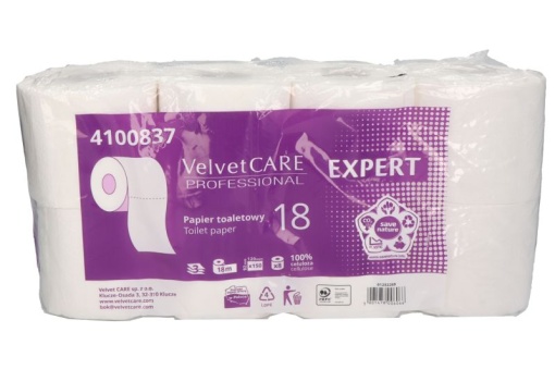 Rola hartie igienica, celuloza VELVET EXPERT 3,4 kg, tip: EXPERT, 8 buc, culoare: alb, numar straturi: 3, lungime: 18m, inaltime:12,5cm, latime:9,7cm