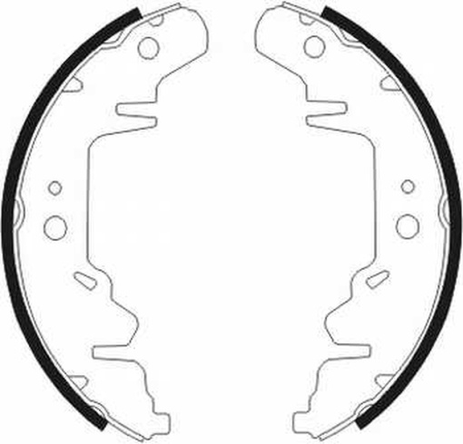 Sabot frana potrivit CHRYSLER CARAVAN, GRAND VOYAGER III, VOYAGER III, VOYAGER IV, VOYAGER V; DODGE CARAVAN, GRAND; KIA CARNIVAL I, CARNIVAL II; PLYMOUTH VOYAGER 2.0-3.8 01.95-