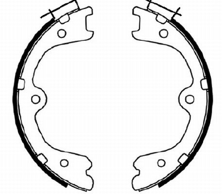 Sabot frana potrivit INFINITI FX, JX, M, M37, Q50, Q60, Q70, QX60, QX70; NISSAN ELGRAND, GT-R, MURANO I, MURANO II, MURANO III, PATHFINDER IV, QUEST 2.0-5.6 01.03-