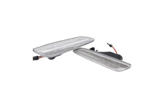 Semnalizator lampa lateral stanga/dreapta transparent, LED, dinamic potrivit ALFA ROMEO 147, 156, 166; FIAT TIPO; LANCIA DELTA III, YPSILON 0.9-3.2 dupa 1997