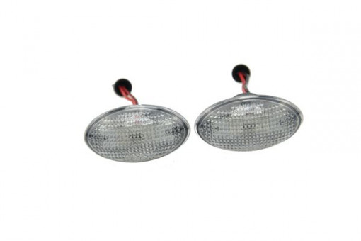 Semnalizator lampa lateral stanga/dreapta transparent, LED potrivit MINI R50, R53, R52 1.4D/1.6 2001-2008