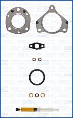 Set montaj turbocompresor (cu garnituri) potrivit MERCEDES A (W176) B SPORTS TOURER (W246, W242) CLA SHOOTING BRAKE (X117) GLA (X156); INFINITI Q30, QX30 2.2D 06.13-