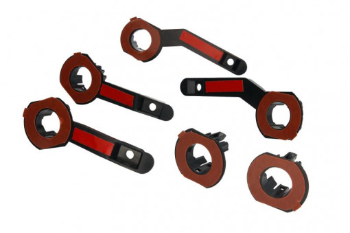 Set suporti senzori parcare Spate 4 buc, plastic potrivit BMW 5 G30, F90, 5 G31 09.16- Sedan 02.17-