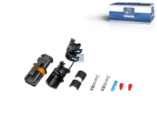 Stecher (numar pini: 2, forma mufa: dreptunghiular, conector tata, pentru indicator) potrivit MAN TGA 04.00-