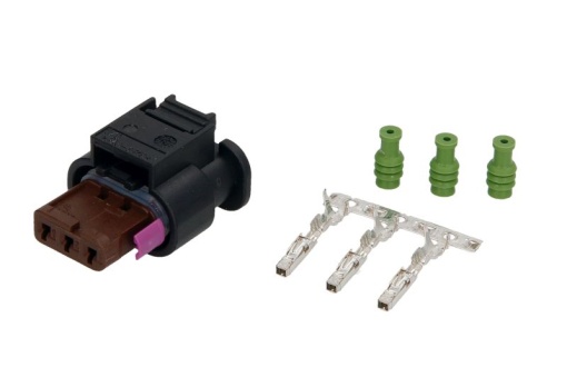 Stecher, numar pini: 3, Kit reparare, potrivit AUDI; SEAT; SKODA; VW