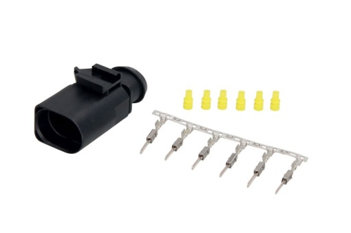 Stecher, numar pini: 6, Kit reparare, potrivit AUDI; SEAT; SKODA; VW