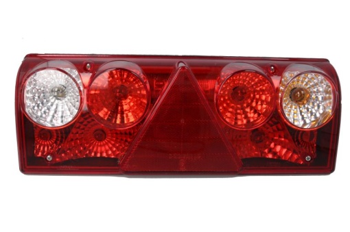 Stop spate dreapta EUROPOINT II (24V, reflector triunghiular, conector: 4x SuperSeal 2PIN/AMP 7PIN Bayonet) potrivit SCHMITZ