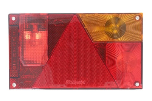 Stop spate dreapta MULTIPOINT I (C5W/P21/5W/P21W, 12V, cu intermitent, cu lumina de ceata, cu stop, lumina de parcare, cu iluminare placuta, reflector triunghiular, numar conexiuni: 5, conector: Bayonet 5P
