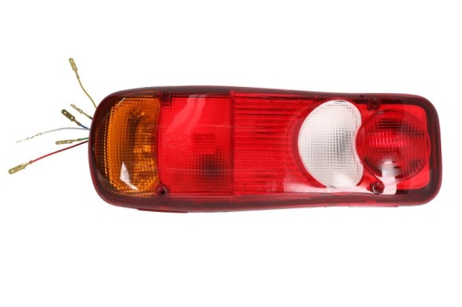 Stop spate stanga (12/24V, cu iluminare placuta, reflector, grommet) potrivit DAF; NISSAN; RVI; VOLVO