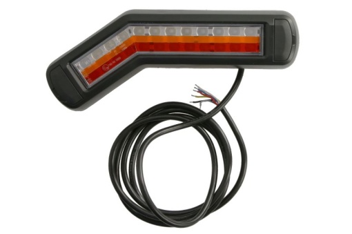 Stop spate stanga (LED, 12/24V, cu intermitent, cu far ceață, lumina de marșarier, cu stop, lumină de parcare, fara proiector, semnalizator dinamic, lungime cablu: 0,2m, 269x109/62x47,7mm)