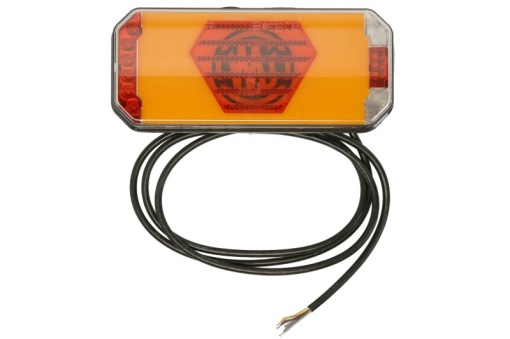 Stop spate stanga (LED, 12/24V, cu intermitent, cu far ceață, lumina de marșarier, cu stop, lumină de parcare, reflector, semnalizator dinamic, lungime cablu: 2m)
