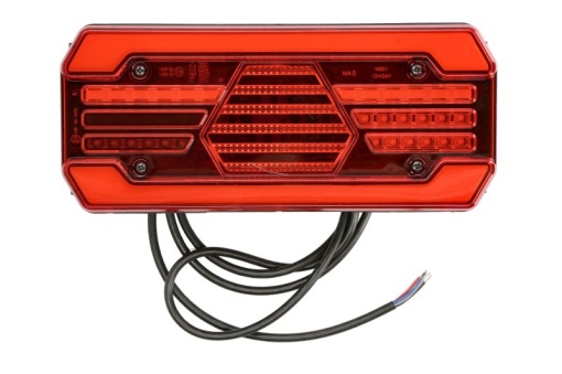 Stop spate stanga (LED, 12/24V, cu intermitent, cu far ceață, lumina de marșarier, cu stop, lumină de parcare, cu iluminare placuta, reflector, lungime cablu: 2m)