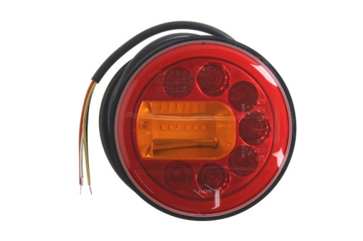 Stop spate stanga LUNA (LED, 12/24V, cu intermitent, cu stop, lumina de parcare, lungime cablu: 1,5m, fi121mm)