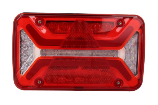 Stop spate stanga MULTILED III (LED, 12/24V, cu intermitent, cu far de ceata, marsarier, cu stop, lumina de parcare, reflector triunghiular, conector: ASS2 7PIN) potrivit ADR