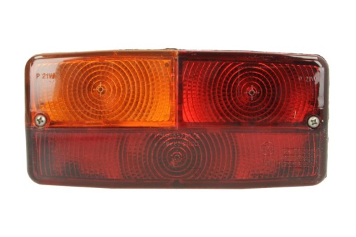Stop spate stanga (P21W/R5W, 12/24V, portocaliu/rosu, cu intermitent, cu stop, lumina de parcare) potrivit DEUTZ FAHR 100, 100 ECOLINE, 410, 410 G, 410 T, 410 T ECOLINE, 420, 420 PROFILINE, 420 T, 420 T ECOLINE