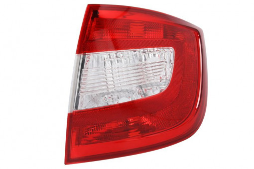 Stop tripla lampa spate dreapta (Semnalizator alb, culoare sticla alb-rosu, lumini ceata, lumini mers inapoi) SKODA RAPID 2012-2017